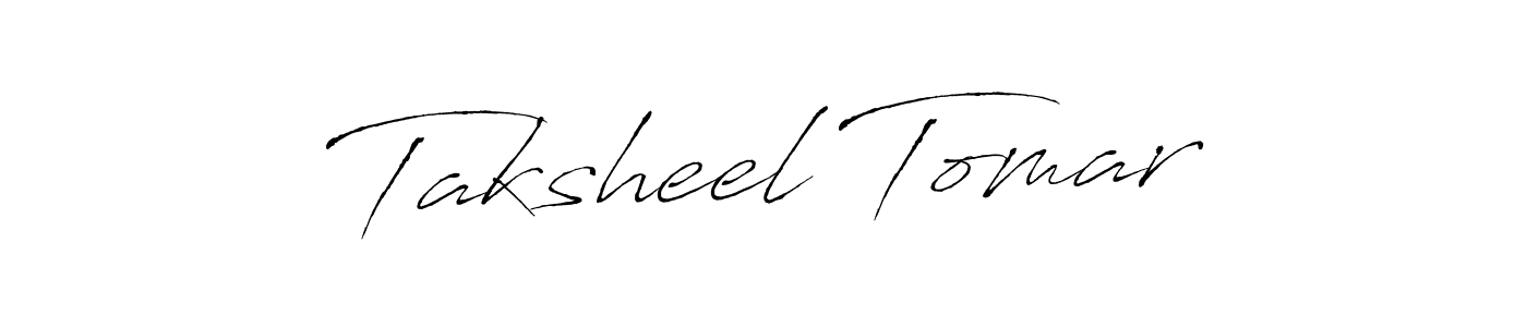 This is the best signature style for the Taksheel Tomar name. Also you like these signature font (Antro_Vectra). Mix name signature. Taksheel Tomar signature style 6 images and pictures png