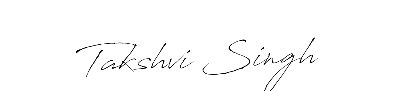 Design your own signature with our free online signature maker. With this signature software, you can create a handwritten (Antro_Vectra) signature for name Takshvi Singh. Takshvi Singh signature style 6 images and pictures png