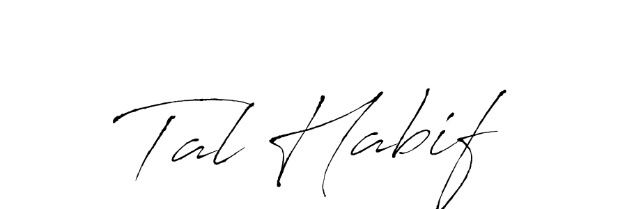 Make a beautiful signature design for name Tal Habif. With this signature (Antro_Vectra) style, you can create a handwritten signature for free. Tal Habif signature style 6 images and pictures png