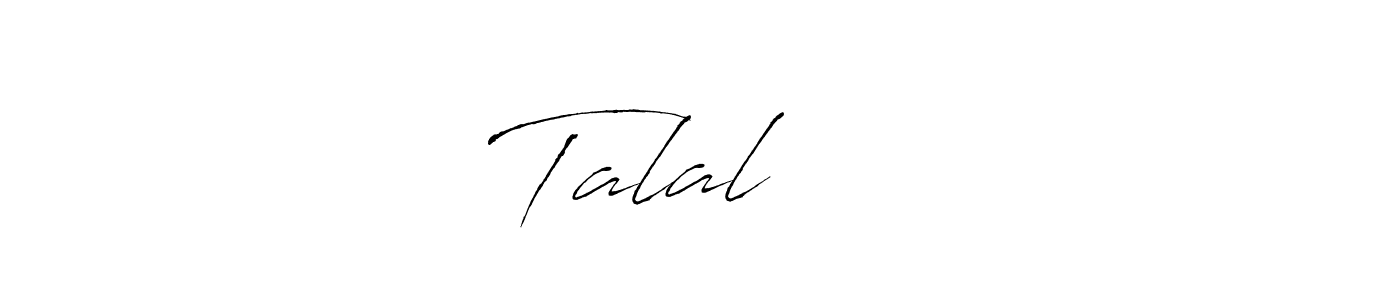 Make a beautiful signature design for name Talal طلال. Use this online signature maker to create a handwritten signature for free. Talal طلال signature style 6 images and pictures png