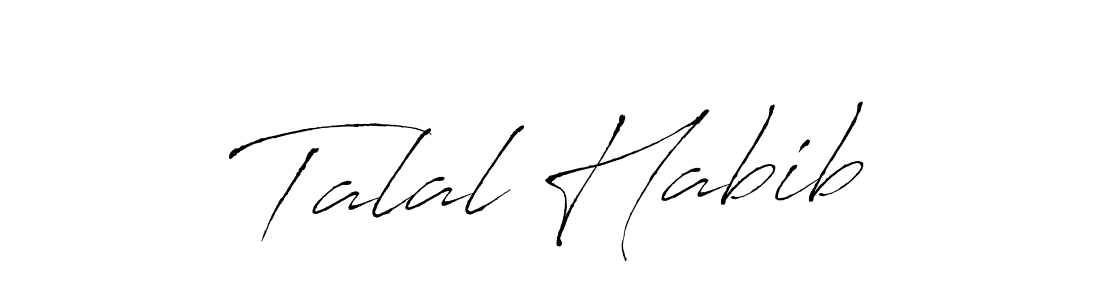 Similarly Antro_Vectra is the best handwritten signature design. Signature creator online .You can use it as an online autograph creator for name Talal Habib. Talal Habib signature style 6 images and pictures png