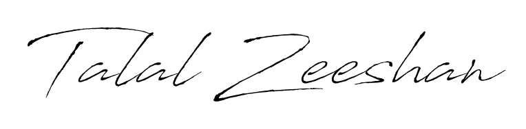 You should practise on your own different ways (Antro_Vectra) to write your name (Talal Zeeshan) in signature. Don't let someone else do it for you. Talal Zeeshan signature style 6 images and pictures png