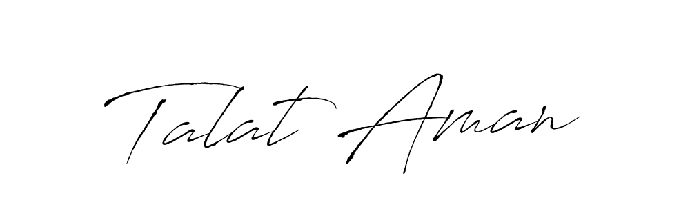 Make a beautiful signature design for name Talat Aman. Use this online signature maker to create a handwritten signature for free. Talat Aman signature style 6 images and pictures png