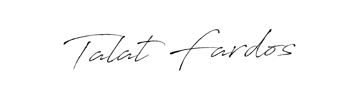 Make a short Talat Fardos signature style. Manage your documents anywhere anytime using Antro_Vectra. Create and add eSignatures, submit forms, share and send files easily. Talat Fardos signature style 6 images and pictures png