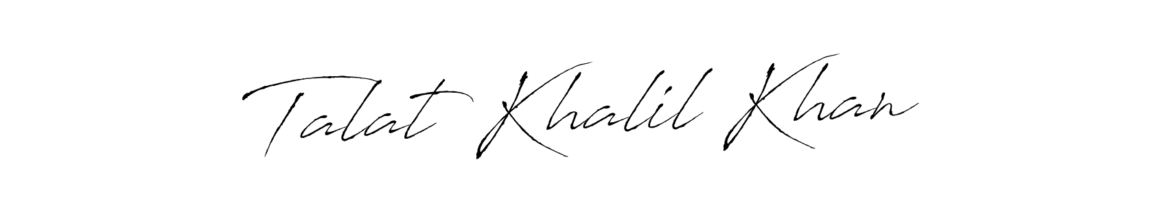 How to make Talat Khalil Khan signature? Antro_Vectra is a professional autograph style. Create handwritten signature for Talat Khalil Khan name. Talat Khalil Khan signature style 6 images and pictures png
