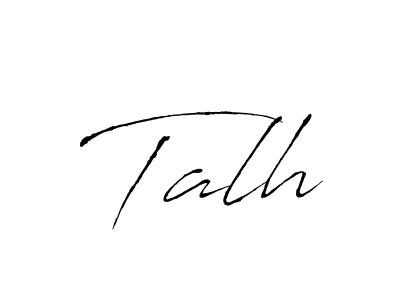 Also we have Talh name is the best signature style. Create professional handwritten signature collection using Antro_Vectra autograph style. Talh signature style 6 images and pictures png