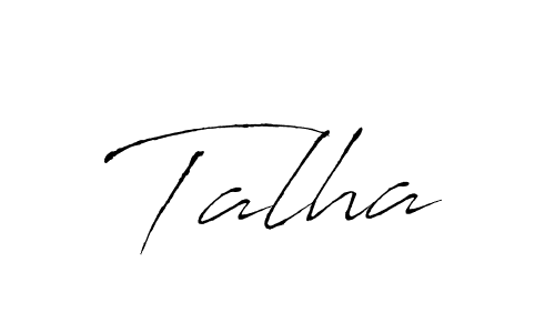 How to make Talha signature? Antro_Vectra is a professional autograph style. Create handwritten signature for Talha name. Talha signature style 6 images and pictures png