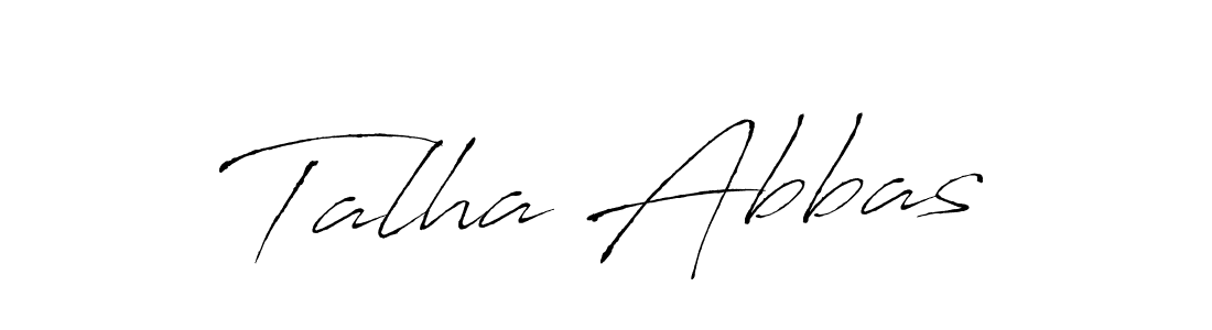 Antro_Vectra is a professional signature style that is perfect for those who want to add a touch of class to their signature. It is also a great choice for those who want to make their signature more unique. Get Talha Abbas name to fancy signature for free. Talha Abbas signature style 6 images and pictures png