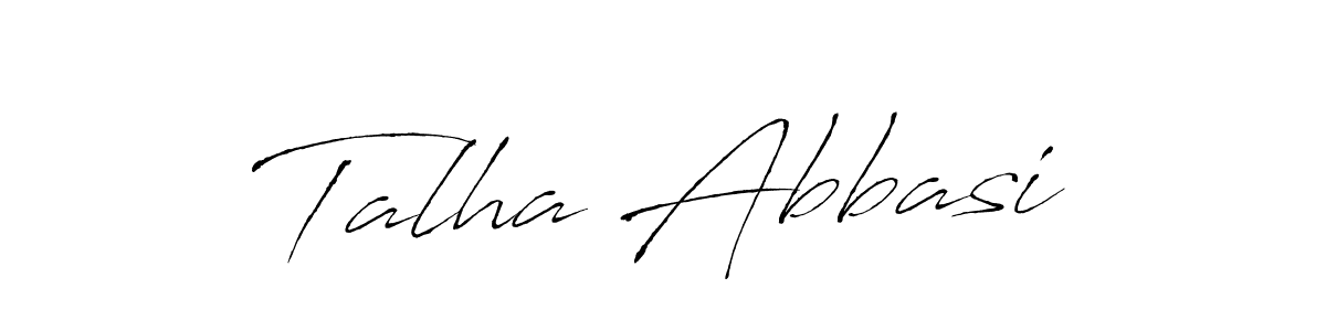 Use a signature maker to create a handwritten signature online. With this signature software, you can design (Antro_Vectra) your own signature for name Talha Abbasi. Talha Abbasi signature style 6 images and pictures png