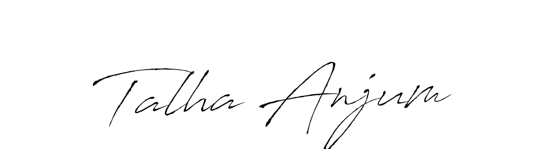 The best way (Antro_Vectra) to make a short signature is to pick only two or three words in your name. The name Talha Anjum include a total of six letters. For converting this name. Talha Anjum signature style 6 images and pictures png