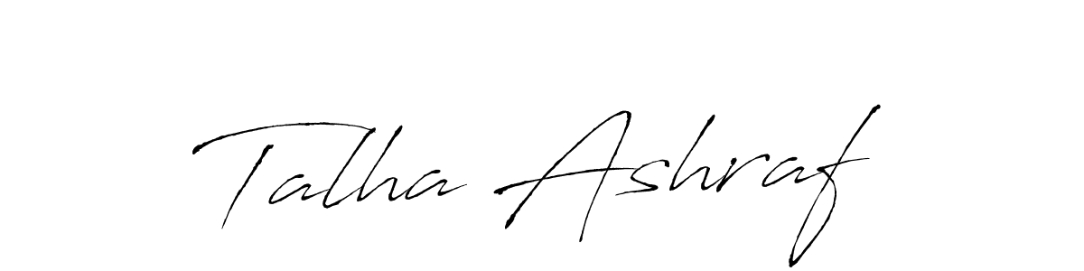 Use a signature maker to create a handwritten signature online. With this signature software, you can design (Antro_Vectra) your own signature for name Talha Ashraf. Talha Ashraf signature style 6 images and pictures png