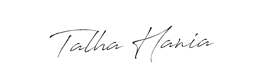 Also You can easily find your signature by using the search form. We will create Talha Hania name handwritten signature images for you free of cost using Antro_Vectra sign style. Talha Hania signature style 6 images and pictures png
