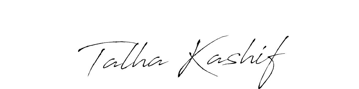 Antro_Vectra is a professional signature style that is perfect for those who want to add a touch of class to their signature. It is also a great choice for those who want to make their signature more unique. Get Talha Kashif name to fancy signature for free. Talha Kashif signature style 6 images and pictures png