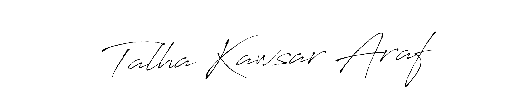 Similarly Antro_Vectra is the best handwritten signature design. Signature creator online .You can use it as an online autograph creator for name Talha Kawsar Araf. Talha Kawsar Araf signature style 6 images and pictures png