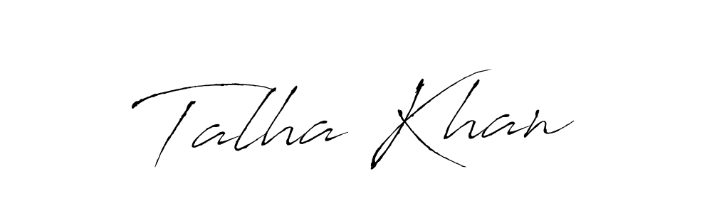 Antro_Vectra is a professional signature style that is perfect for those who want to add a touch of class to their signature. It is also a great choice for those who want to make their signature more unique. Get Talha Khan name to fancy signature for free. Talha Khan signature style 6 images and pictures png