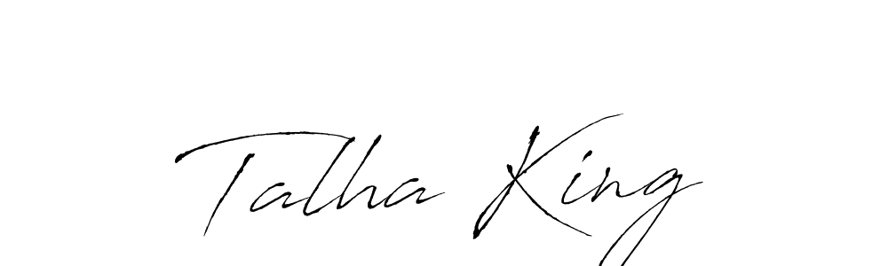 Also we have Talha King name is the best signature style. Create professional handwritten signature collection using Antro_Vectra autograph style. Talha King signature style 6 images and pictures png