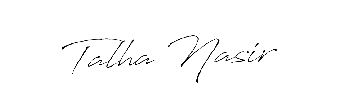 Talha Nasir stylish signature style. Best Handwritten Sign (Antro_Vectra) for my name. Handwritten Signature Collection Ideas for my name Talha Nasir. Talha Nasir signature style 6 images and pictures png