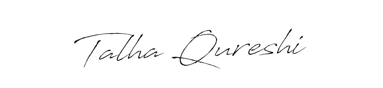 Make a beautiful signature design for name Talha Qureshi. Use this online signature maker to create a handwritten signature for free. Talha Qureshi signature style 6 images and pictures png