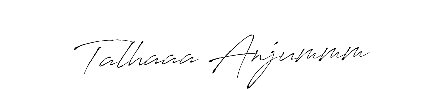 You can use this online signature creator to create a handwritten signature for the name Talhaaa Anjummm. This is the best online autograph maker. Talhaaa Anjummm signature style 6 images and pictures png