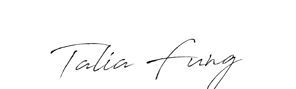 Also You can easily find your signature by using the search form. We will create Talia Fung name handwritten signature images for you free of cost using Antro_Vectra sign style. Talia Fung signature style 6 images and pictures png