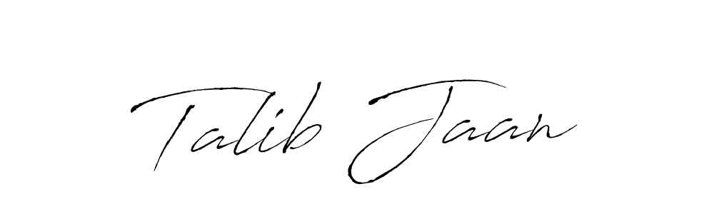 How to make Talib Jaan signature? Antro_Vectra is a professional autograph style. Create handwritten signature for Talib Jaan name. Talib Jaan signature style 6 images and pictures png