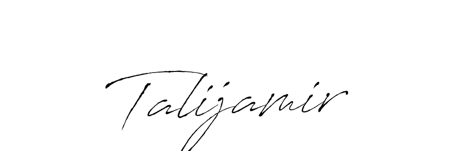 Talijamir stylish signature style. Best Handwritten Sign (Antro_Vectra) for my name. Handwritten Signature Collection Ideas for my name Talijamir. Talijamir signature style 6 images and pictures png