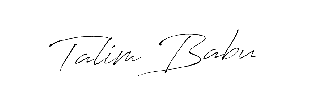 Best and Professional Signature Style for Talim Babu. Antro_Vectra Best Signature Style Collection. Talim Babu signature style 6 images and pictures png