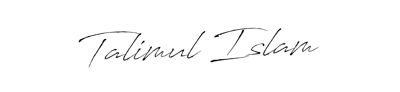 Use a signature maker to create a handwritten signature online. With this signature software, you can design (Antro_Vectra) your own signature for name Talimul Islam. Talimul Islam signature style 6 images and pictures png