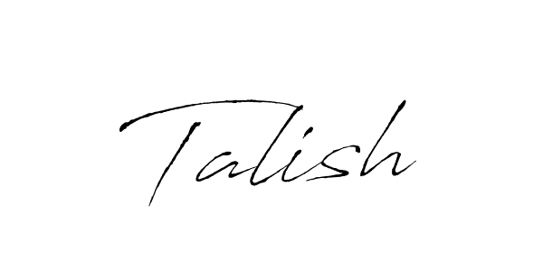 How to make Talish name signature. Use Antro_Vectra style for creating short signs online. This is the latest handwritten sign. Talish signature style 6 images and pictures png