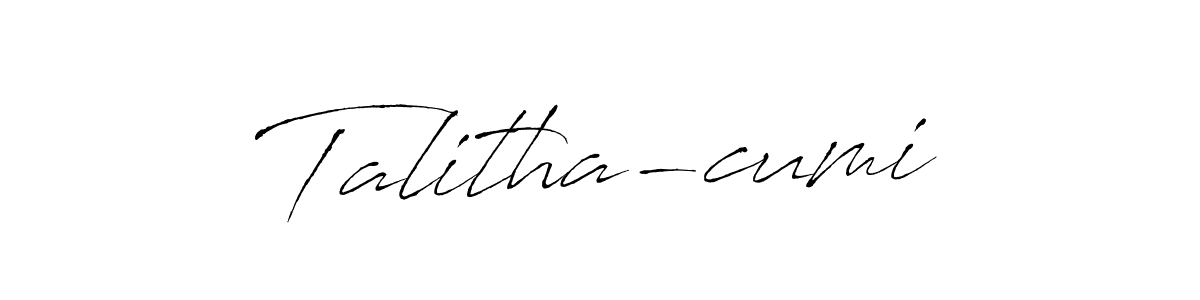 Talitha-cumi stylish signature style. Best Handwritten Sign (Antro_Vectra) for my name. Handwritten Signature Collection Ideas for my name Talitha-cumi. Talitha-cumi signature style 6 images and pictures png