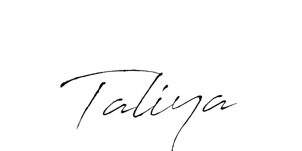 How to make Taliya signature? Antro_Vectra is a professional autograph style. Create handwritten signature for Taliya name. Taliya signature style 6 images and pictures png