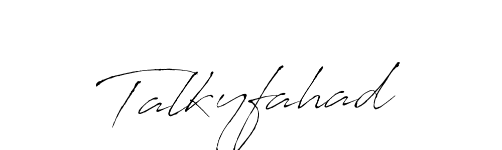 You should practise on your own different ways (Antro_Vectra) to write your name (Talkyfahad) in signature. don't let someone else do it for you. Talkyfahad signature style 6 images and pictures png