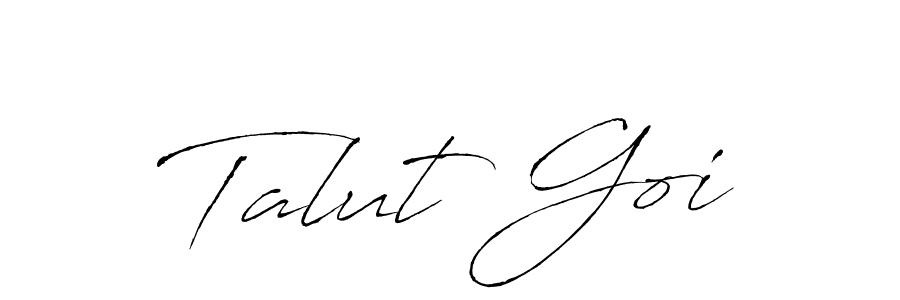 Also we have Talut Goi name is the best signature style. Create professional handwritten signature collection using Antro_Vectra autograph style. Talut Goi signature style 6 images and pictures png