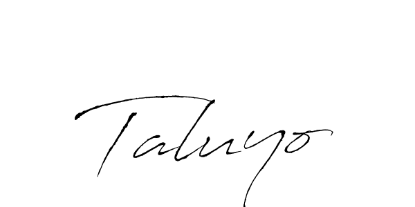 Create a beautiful signature design for name Taluyo. With this signature (Antro_Vectra) fonts, you can make a handwritten signature for free. Taluyo signature style 6 images and pictures png