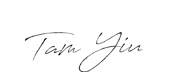 How to make Tam Yiu name signature. Use Antro_Vectra style for creating short signs online. This is the latest handwritten sign. Tam Yiu signature style 6 images and pictures png