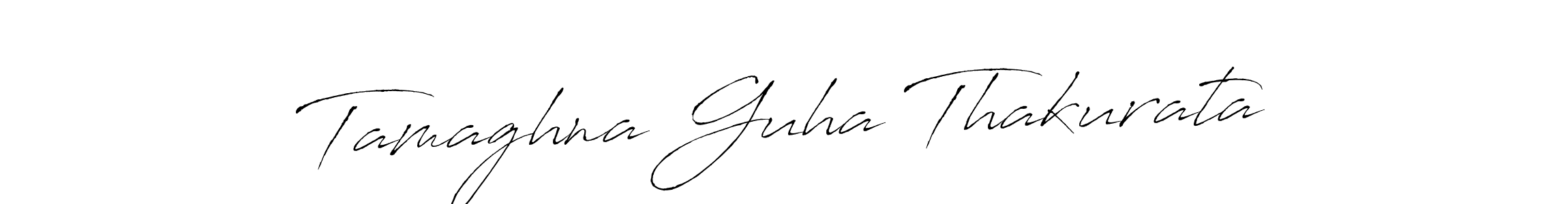 Use a signature maker to create a handwritten signature online. With this signature software, you can design (Antro_Vectra) your own signature for name Tamaghna Guha Thakurata. Tamaghna Guha Thakurata signature style 6 images and pictures png