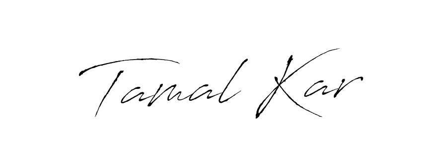 Use a signature maker to create a handwritten signature online. With this signature software, you can design (Antro_Vectra) your own signature for name Tamal Kar. Tamal Kar signature style 6 images and pictures png