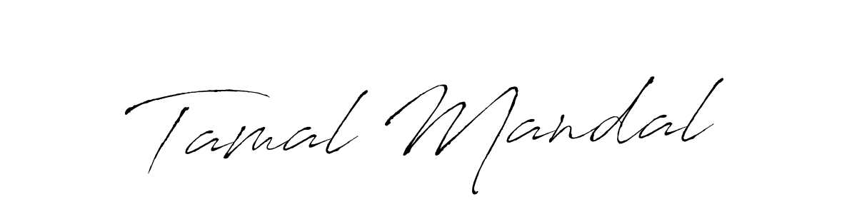 Similarly Antro_Vectra is the best handwritten signature design. Signature creator online .You can use it as an online autograph creator for name Tamal Mandal. Tamal Mandal signature style 6 images and pictures png