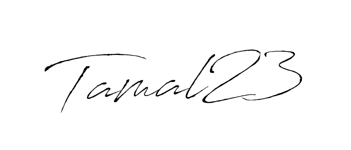 Create a beautiful signature design for name Tamal23. With this signature (Antro_Vectra) fonts, you can make a handwritten signature for free. Tamal23 signature style 6 images and pictures png