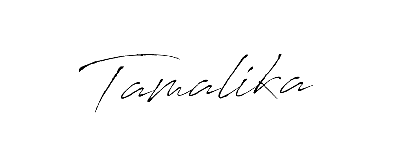 How to make Tamalika signature? Antro_Vectra is a professional autograph style. Create handwritten signature for Tamalika name. Tamalika signature style 6 images and pictures png