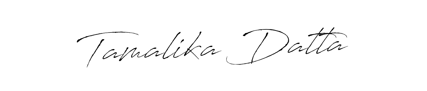 Tamalika Datta stylish signature style. Best Handwritten Sign (Antro_Vectra) for my name. Handwritten Signature Collection Ideas for my name Tamalika Datta. Tamalika Datta signature style 6 images and pictures png