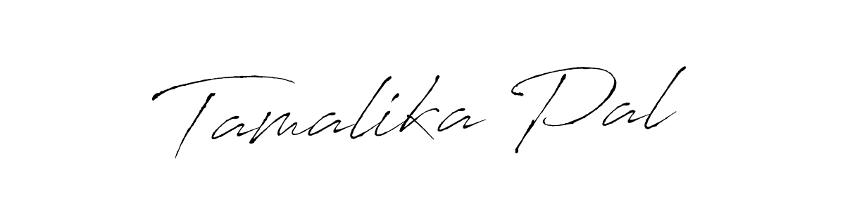 How to make Tamalika Pal signature? Antro_Vectra is a professional autograph style. Create handwritten signature for Tamalika Pal name. Tamalika Pal signature style 6 images and pictures png