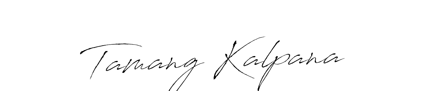 Use a signature maker to create a handwritten signature online. With this signature software, you can design (Antro_Vectra) your own signature for name Tamang Kalpana. Tamang Kalpana signature style 6 images and pictures png