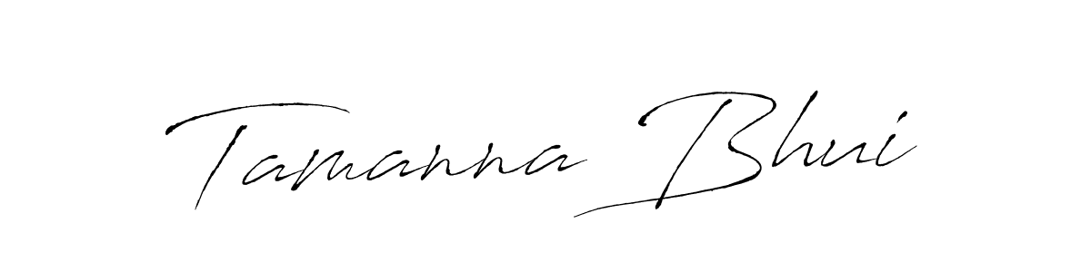 Similarly Antro_Vectra is the best handwritten signature design. Signature creator online .You can use it as an online autograph creator for name Tamanna Bhui. Tamanna Bhui signature style 6 images and pictures png