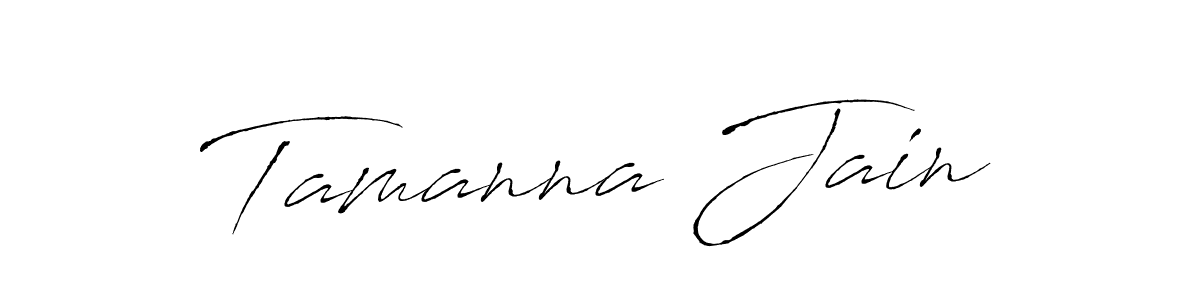 Also You can easily find your signature by using the search form. We will create Tamanna Jain name handwritten signature images for you free of cost using Antro_Vectra sign style. Tamanna Jain signature style 6 images and pictures png