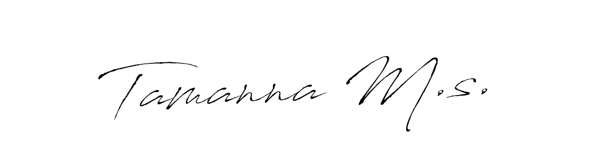 You can use this online signature creator to create a handwritten signature for the name Tamanna M.s.. This is the best online autograph maker. Tamanna M.s. signature style 6 images and pictures png