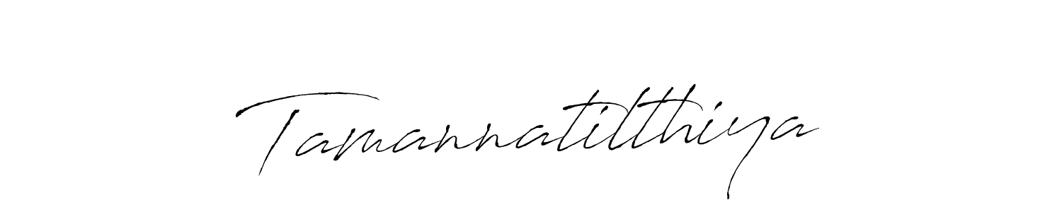 The best way (Antro_Vectra) to make a short signature is to pick only two or three words in your name. The name Tamannatilthiya include a total of six letters. For converting this name. Tamannatilthiya signature style 6 images and pictures png