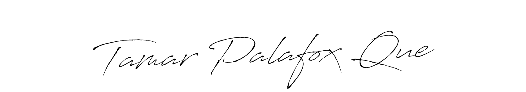 How to make Tamar Palafox Que signature? Antro_Vectra is a professional autograph style. Create handwritten signature for Tamar Palafox Que name. Tamar Palafox Que signature style 6 images and pictures png