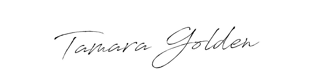 Design your own signature with our free online signature maker. With this signature software, you can create a handwritten (Antro_Vectra) signature for name Tamara Golden. Tamara Golden signature style 6 images and pictures png