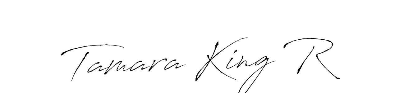 This is the best signature style for the Tamara King R name. Also you like these signature font (Antro_Vectra). Mix name signature. Tamara King R signature style 6 images and pictures png